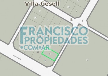 Lote unifamiliar en zona residencial - Villa Gesell